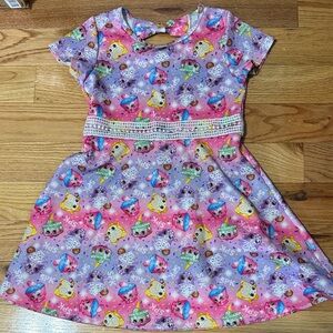 Shopkins Pink and Purple Kids Dress